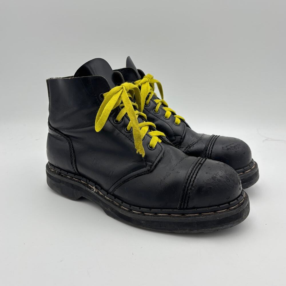 Vintage Gripfast Combat Boots Men's 10 Made in England Grunge Punk Rock